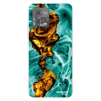 Picasee átlátszó szilikon tok az alábbi mobiltelefonokra Motorola Moto G72 - Goldsky