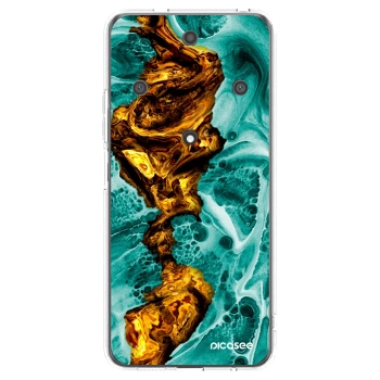 Picasee átlátszó szilikon tok az alábbi mobiltelefonokra Honor Magic5 Lite 5G - Goldsky