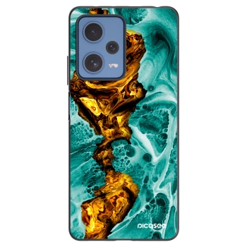 Picasee fekete szilikon tok az alábbi mobiltelefonokra Xiaomi Redmi Note 12 Pro 5G - Goldsky