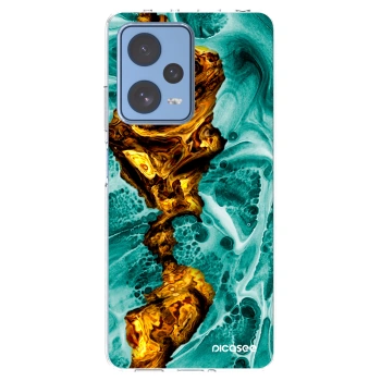 Picasee átlátszó szilikon tok az alábbi mobiltelefonokra Xiaomi Redmi Note 12 Pro 5G - Goldsky