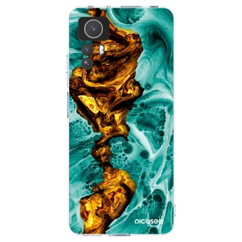 Picasee átlátszó szilikon tok az alábbi mobiltelefonokra Xiaomi Redmi Note 12S - Goldsky