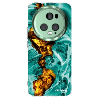 Picasee átlátszó szilikon tok az alábbi mobiltelefonokra Honor Magic5 Pro - Goldsky