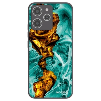 Picasee fekete szilikon tok az alábbi mobiltelefonokra Xiaomi Redmi 12 4G - Goldsky