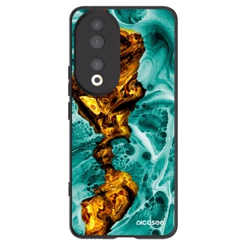 Picasee fekete szilikon tok az alábbi mobiltelefonokra Honor 90 5G - Goldsky