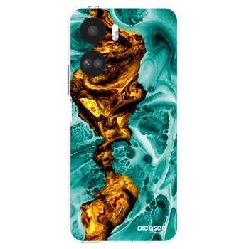 Picasee átlátszó szilikon tok az alábbi mobiltelefonokra Honor 90 Lite 5G - Goldsky