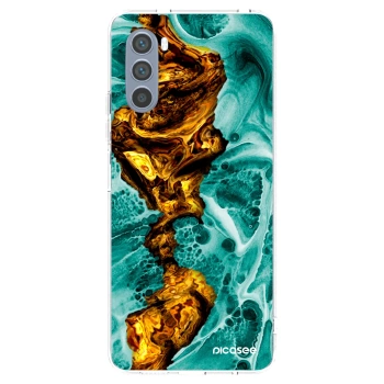 Picasee átlátszó szilikon tok az alábbi mobiltelefonokra Motorola Moto G62 - Goldsky