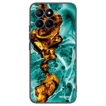 Picasee fekete szilikon tok az alábbi mobiltelefonokra Honor 70 Lite - Goldsky
