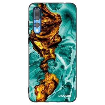 Picasee fekete szilikon tok az alábbi mobiltelefonokra Huawei P20 Pro - Goldsky