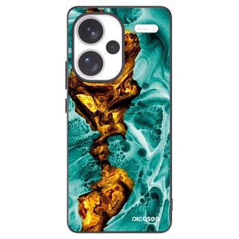 Picasee fekete szilikon tok az alábbi mobiltelefonokra Xiaomi Redmi Note 13 Pro+ 5G - Goldsky
