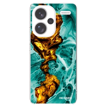 Picasee átlátszó szilikon tok az alábbi mobiltelefonokra Xiaomi Redmi Note 13 Pro+ 5G - Goldsky