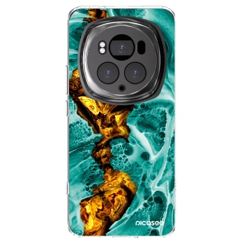 Picasee átlátszó szilikon tok az alábbi mobiltelefonokra Honor Magic6 Pro - Goldsky