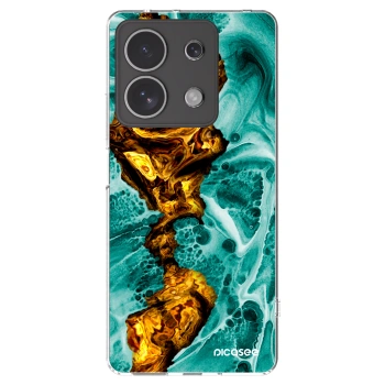 Picasee átlátszó szilikon tok az alábbi mobiltelefonokra Xiaomi Redmi Note 13 4G - Goldsky