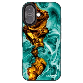 Picasee fekete szilikon tok az alábbi mobiltelefonokra Apple iPhone 16 - Goldsky