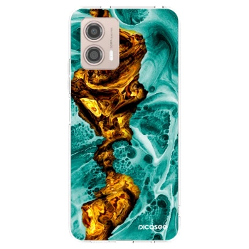 Picasee átlátszó szilikon tok az alábbi mobiltelefonokra Motorola Moto G53 5G - Goldsky