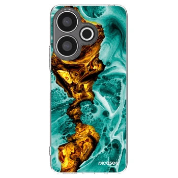 Picasee átlátszó szilikon tok az alábbi mobiltelefonokra Xiaomi Redmi 13 4G - Goldsky