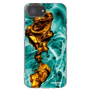 Picasee átlátszó szilikon tok az alábbi mobiltelefonokra Apple iPhone 16e - Goldsky