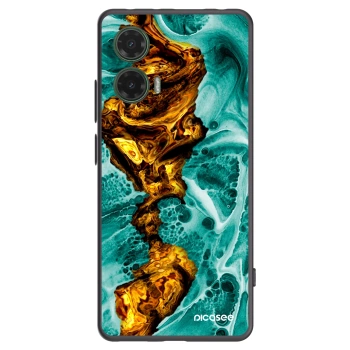 Picasee fekete szilikon tok az alábbi mobiltelefonokra Motorola Moto G35 5G - Goldsky