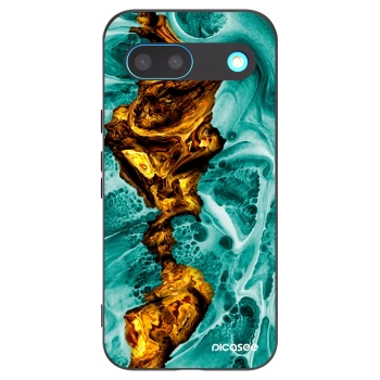 Picasee fekete szilikon tok az alábbi mobiltelefonokra Google Pixel 8 - Goldsky