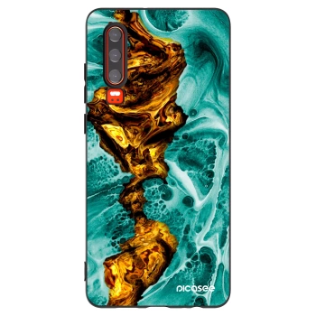 Picasee fekete szilikon tok az alábbi mobiltelefonokra Huawei P30 - Goldsky
