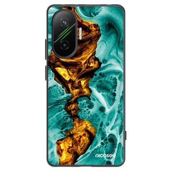 Picasee fekete szilikon tok az alábbi mobiltelefonokra Xiaomi Poco F7 Pro 5G - Goldsky