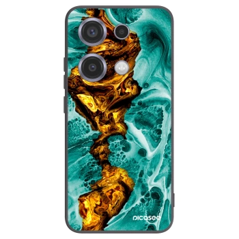 Picasee fekete szilikon tok az alábbi mobiltelefonokra Xiaomi Redmi Note 14S - Goldsky