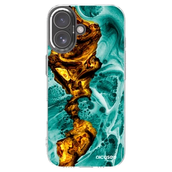 Picasee átlátszó szilikon tok az alábbi mobiltelefonokra Apple iPhone 17 - Goldsky