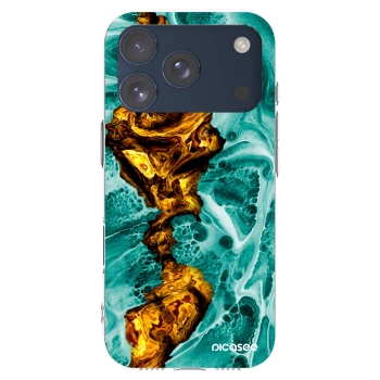 Picasee átlátszó szilikon tok az alábbi mobiltelefonokra Apple iPhone 17 Pro - Goldsky