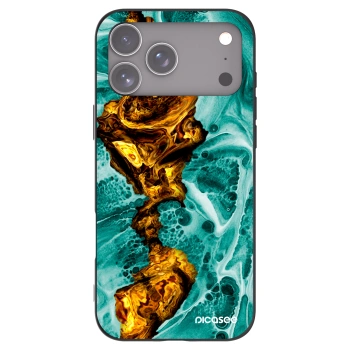 Picasee fekete szilikon tok az alábbi mobiltelefonokra Apple iPhone 17 Pro Max - Goldsky