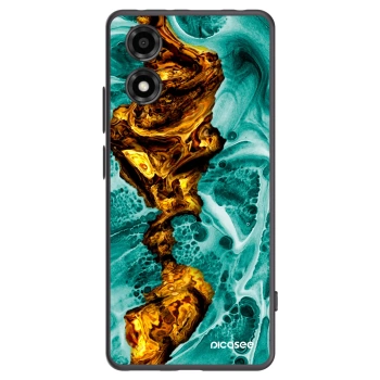 Picasee fekete szilikon tok az alábbi mobiltelefonokra Motorola Moto E14 - Goldsky