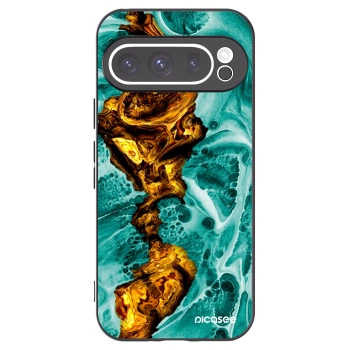 Picasee fekete szilikon tok az alábbi mobiltelefonokra Google Pixel 9 Pro XL - Goldsky