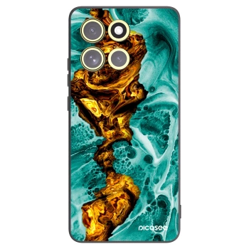 Picasee fekete szilikon tok az alábbi mobiltelefonokra Motorola Moto G86 5G - Goldsky