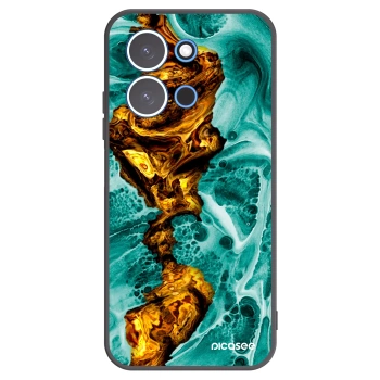 Picasee fekete szilikon tok az alábbi mobiltelefonokra Xiaomi Redmi 15C 4G - Goldsky