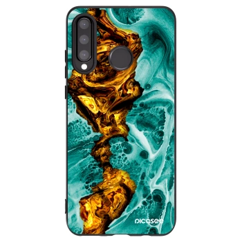 Picasee fekete szilikon tok az alábbi mobiltelefonokra Huawei P30 Lite - Goldsky
