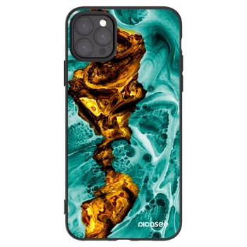 Picasee fekete szilikon tok az alábbi mobiltelefonokra Apple iPhone 11 Pro Max - Goldsky