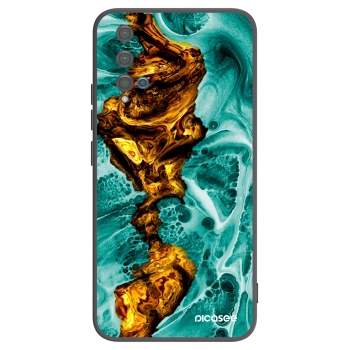 Picasee fekete szilikon tok az alábbi mobiltelefonokra Huawei Nova 5T - Goldsky
