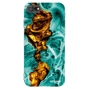 Picasee átlátszó szilikon tok az alábbi mobiltelefonokra Apple iPhone SE 2020 - Goldsky