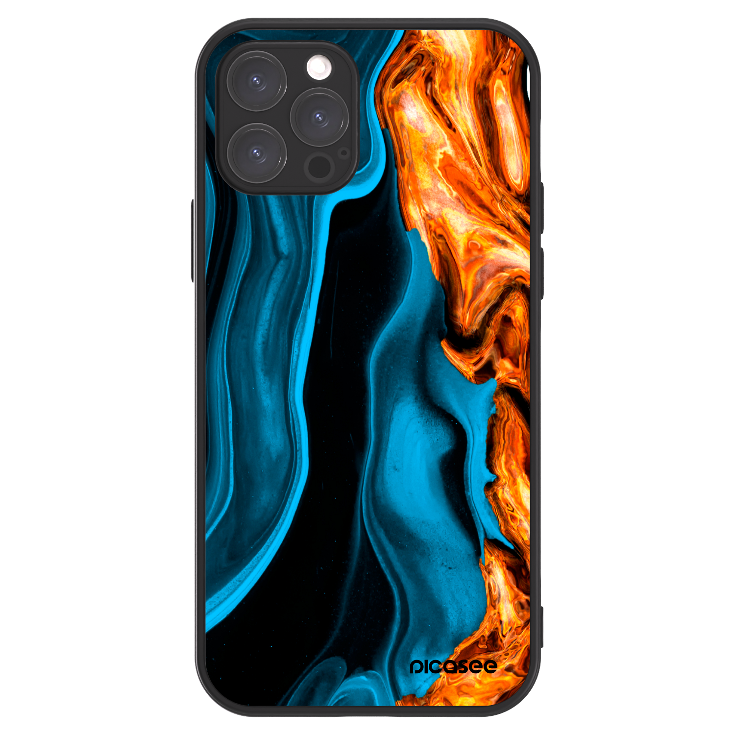 Picasee ULTIMATE CASE Apple iPhone 12 Pro - készülékre - Gold blue