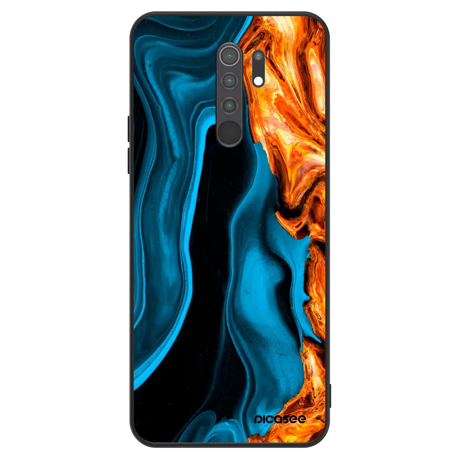 Picasee ULTIMATE CASE Xiaomi Redmi 9 - készülékre - Gold blue