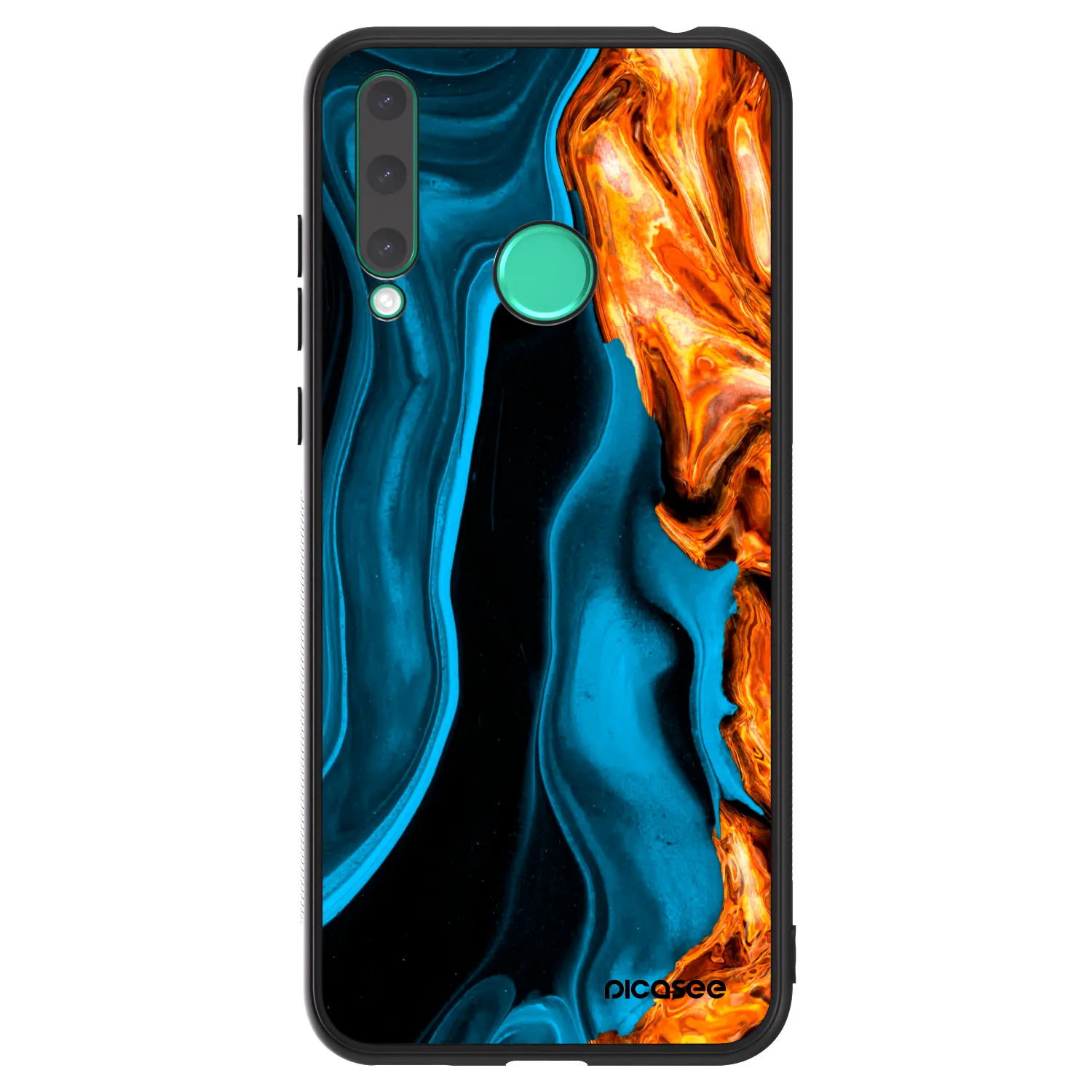 Picasee ULTIMATE CASE Honor 20 Lite - készülékre - Gold blue