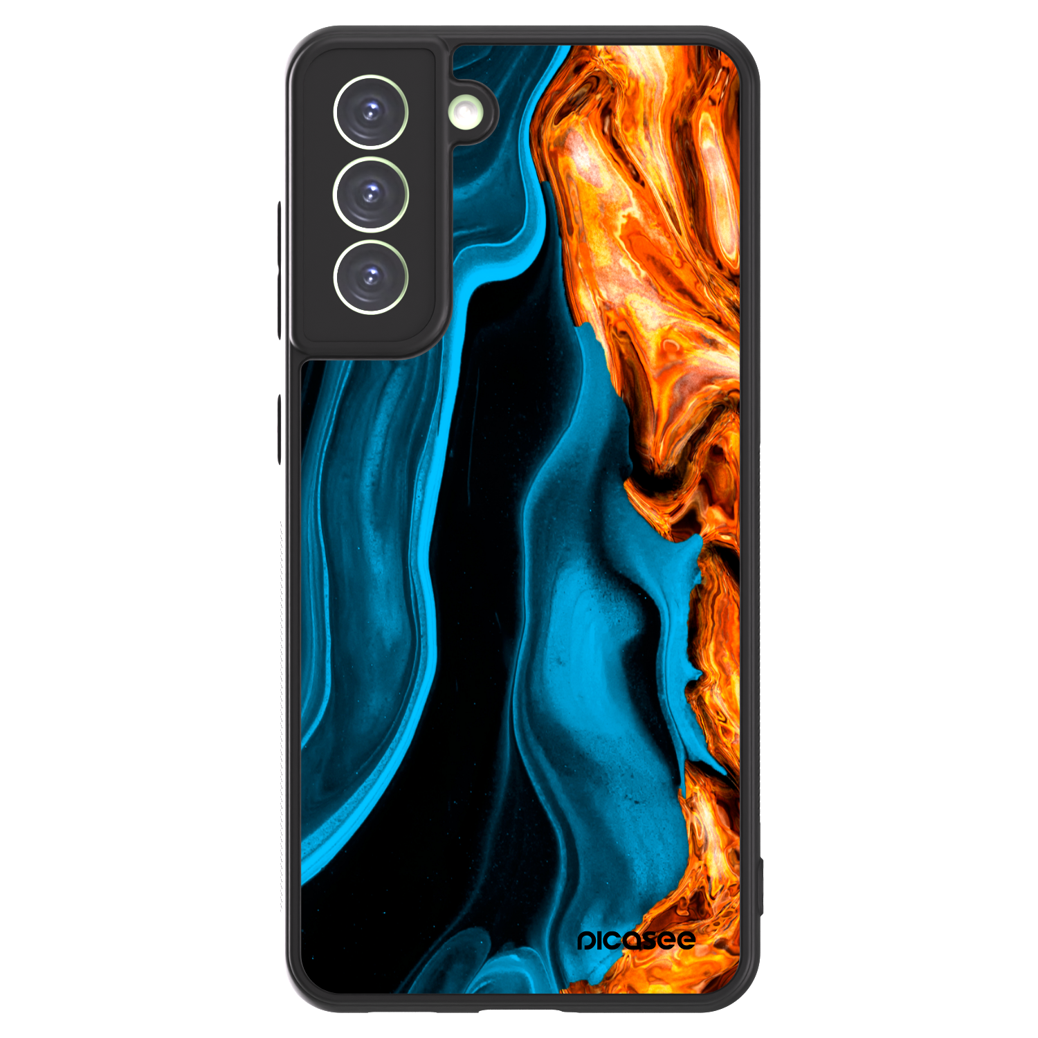 Picasee ULTIMATE CASE Samsung Galaxy S21 FE 5G - készülékre - Gold blue