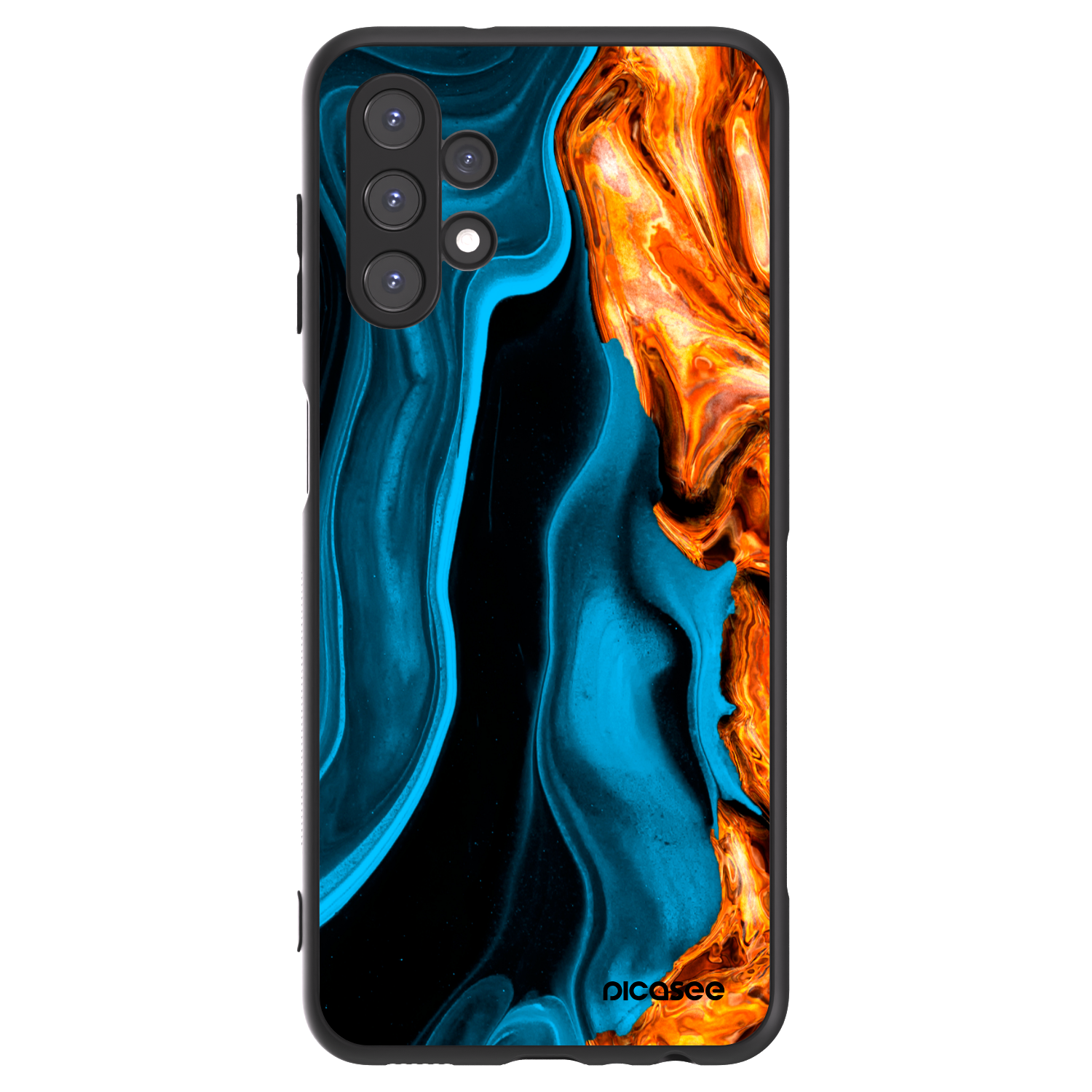 Picasee ULTIMATE CASE Samsung Galaxy A13 4G A135 - készülékre - Gold blue