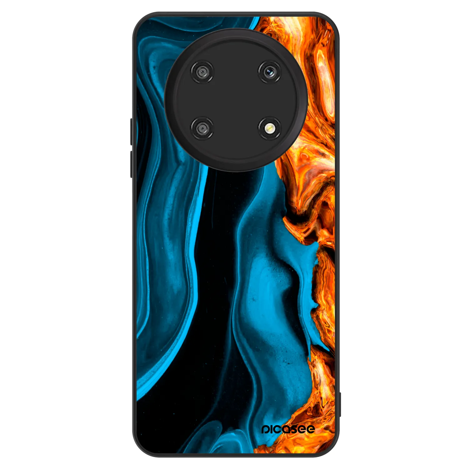 Picasee ULTIMATE CASE Honor Magic4 Lite 5G - készülékre - Gold blue