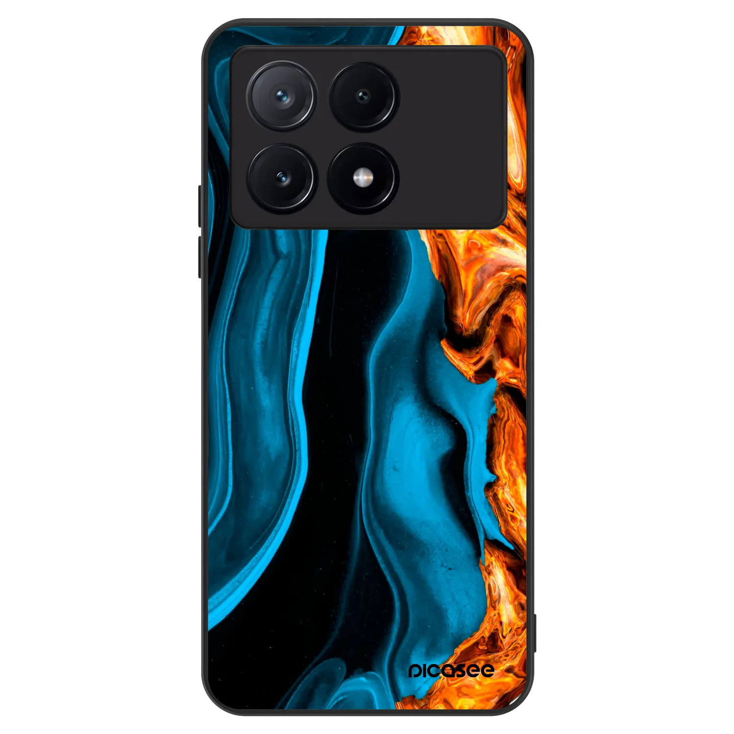 Picasee ULTIMATE CASE Xiaomi Poco X6 Pro - készülékre - Gold blue