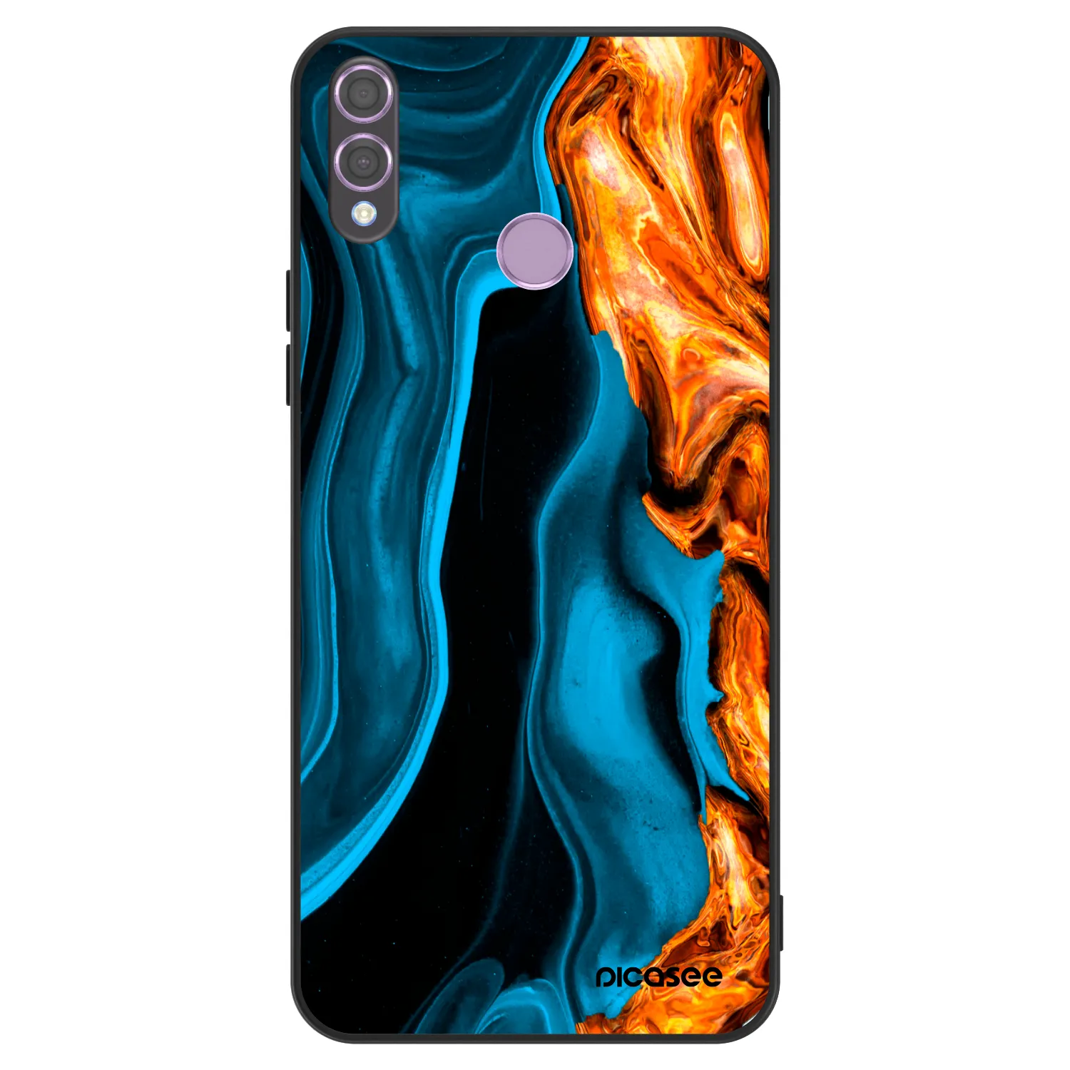 Picasee ULTIMATE CASE Honor 8X - készülékre - Gold blue