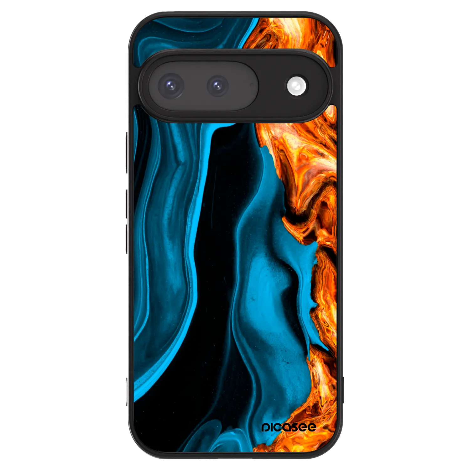 Picasee ULTIMATE CASE Google Pixel 9 - készülékre - Gold blue