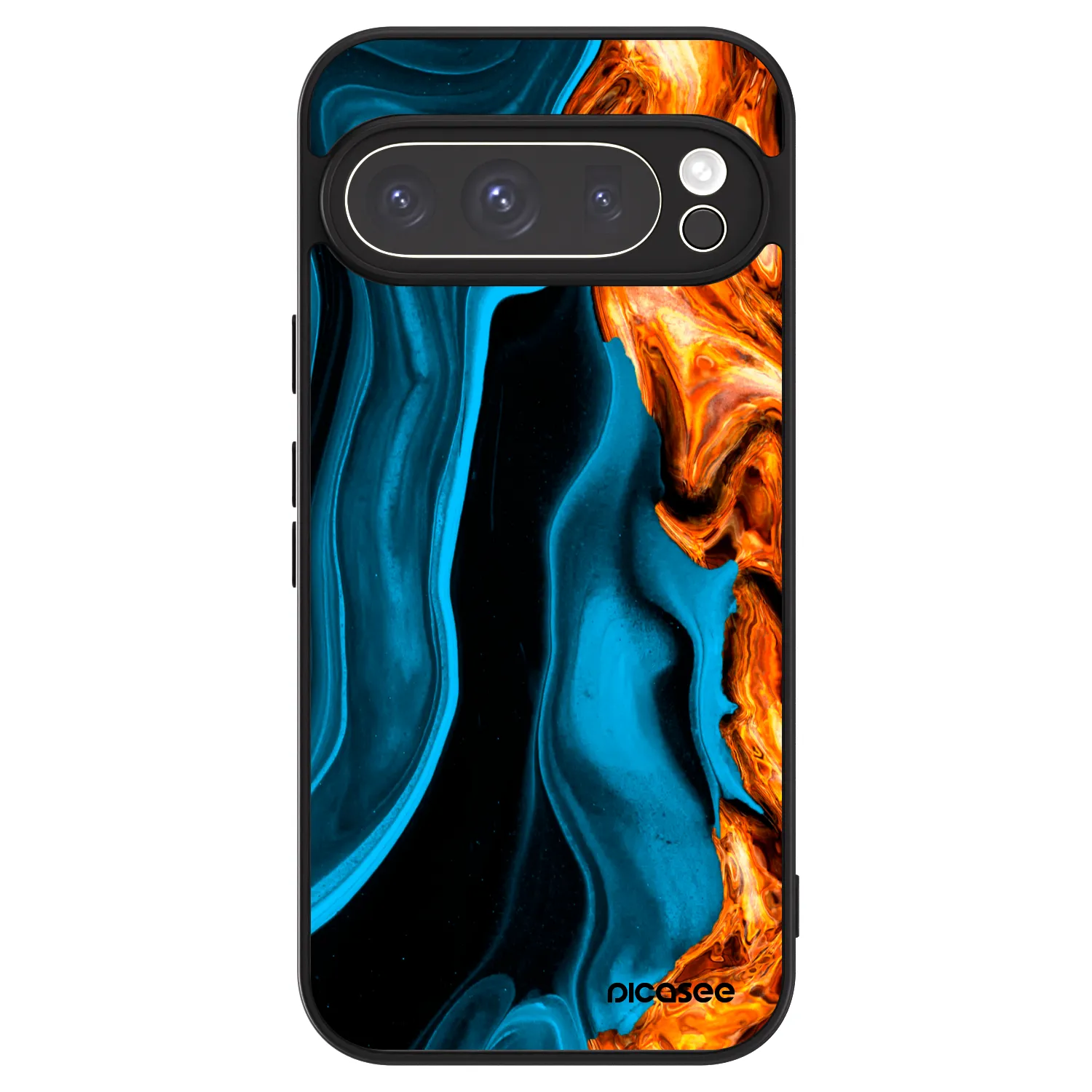 Picasee ULTIMATE CASE Google Pixel 9 Pro - készülékre - Gold blue