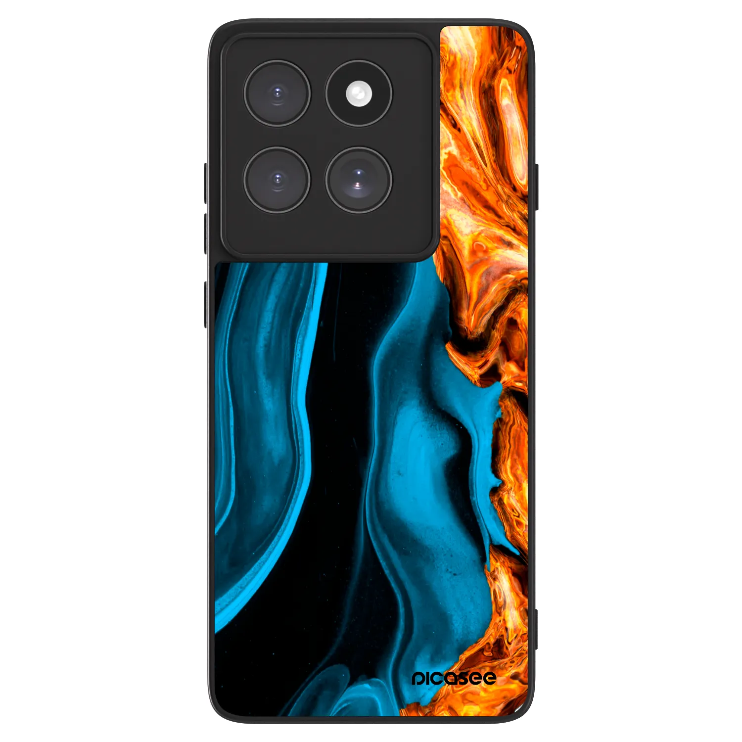 Picasee ULTIMATE CASE Motorola Edge 60 Fusion - készülékre - Gold blue