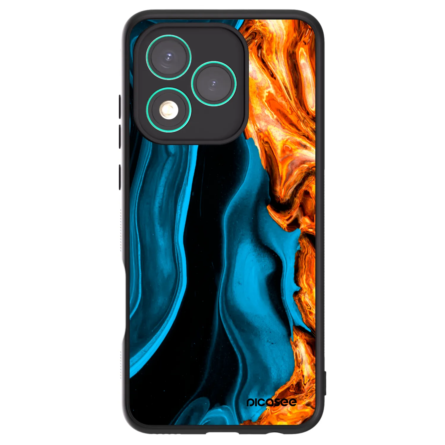 Picasee ULTIMATE CASE Honor 400 Lite 5G - készülékre - Gold blue