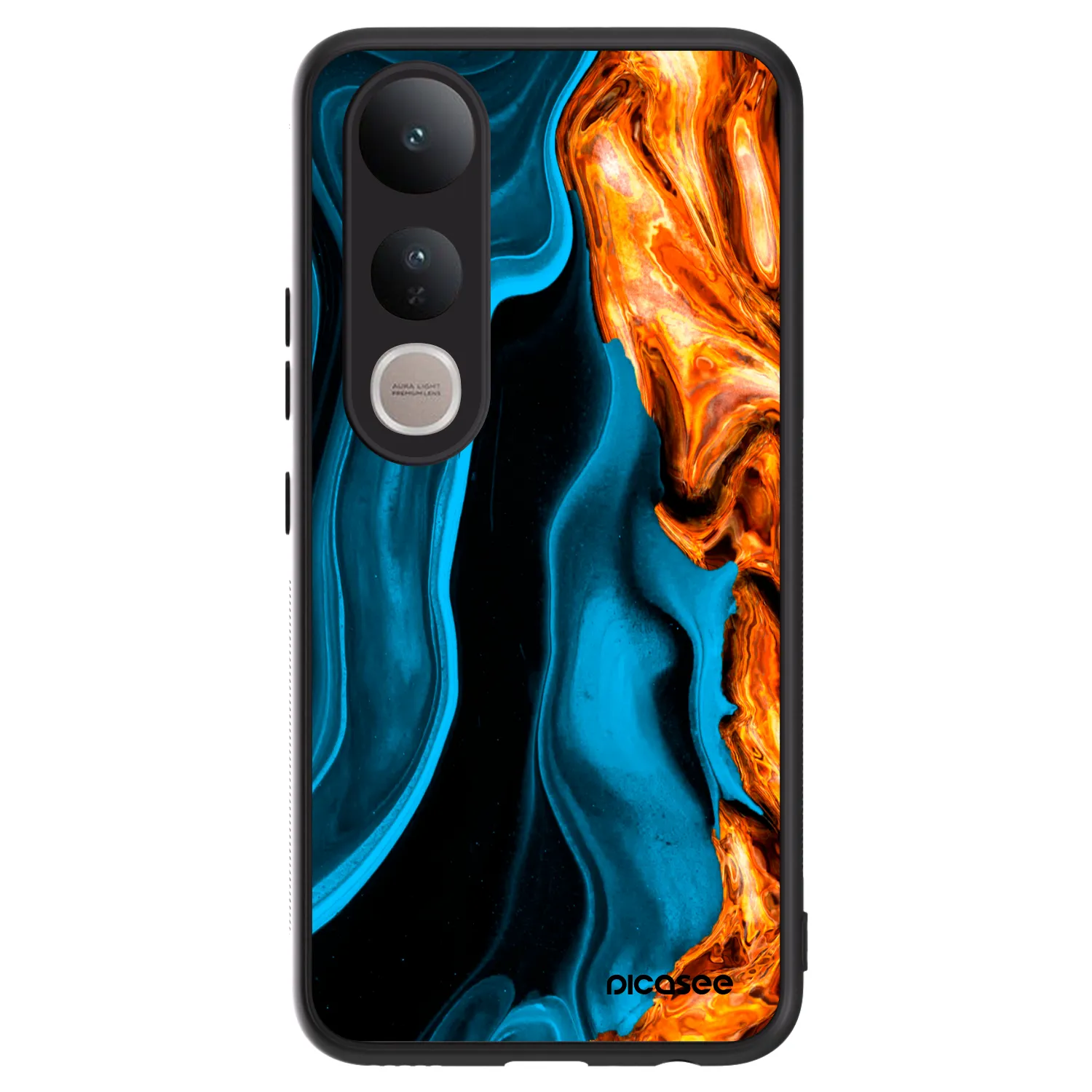 Picasee ULTIMATE CASE Vivo V50 Lite 5G - készülékre - Gold blue