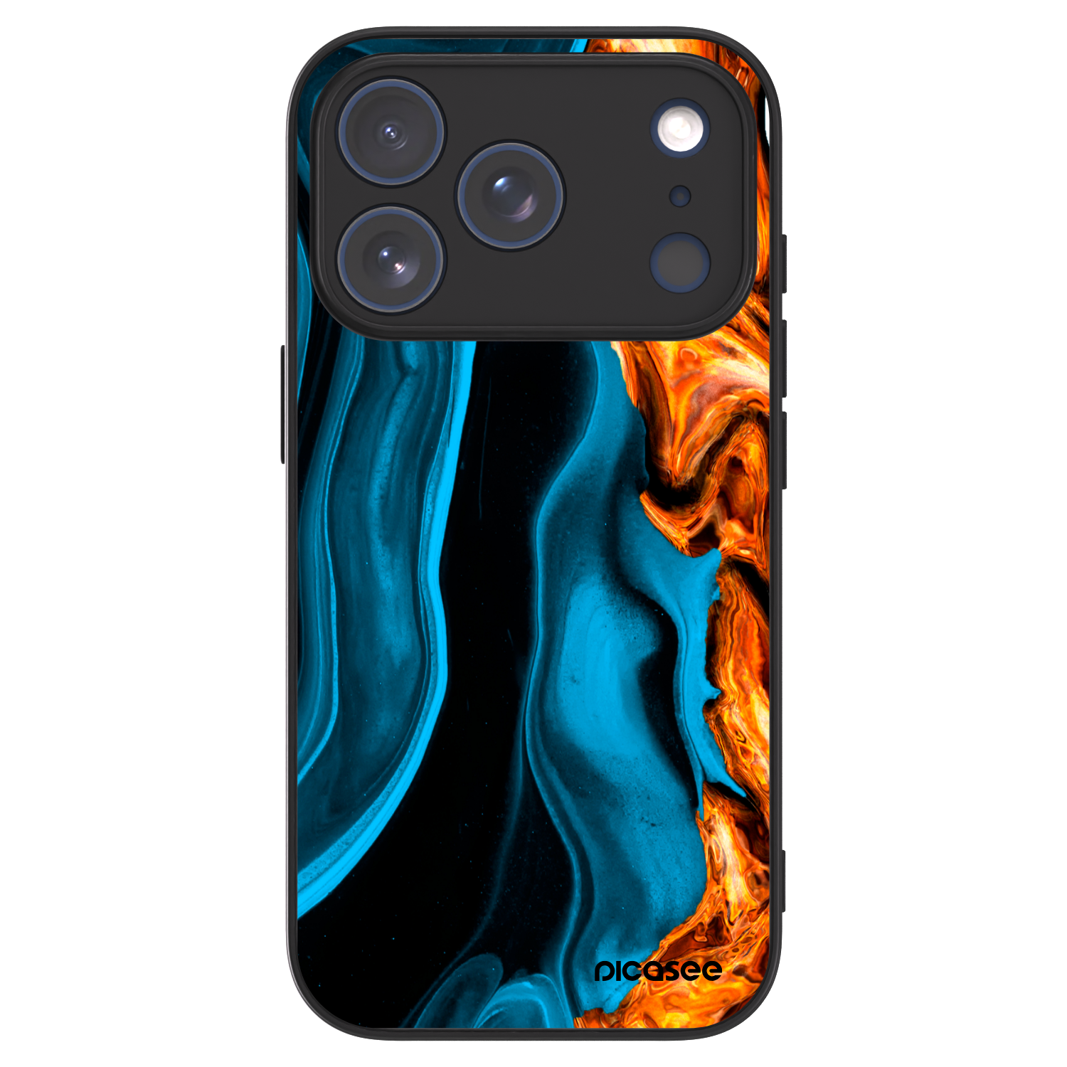 Picasee ULTIMATE CASE Apple iPhone 17 Pro - készülékre - Gold blue